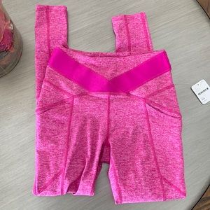 Free People Movement Dance Leggings Pink Rose NWT XS